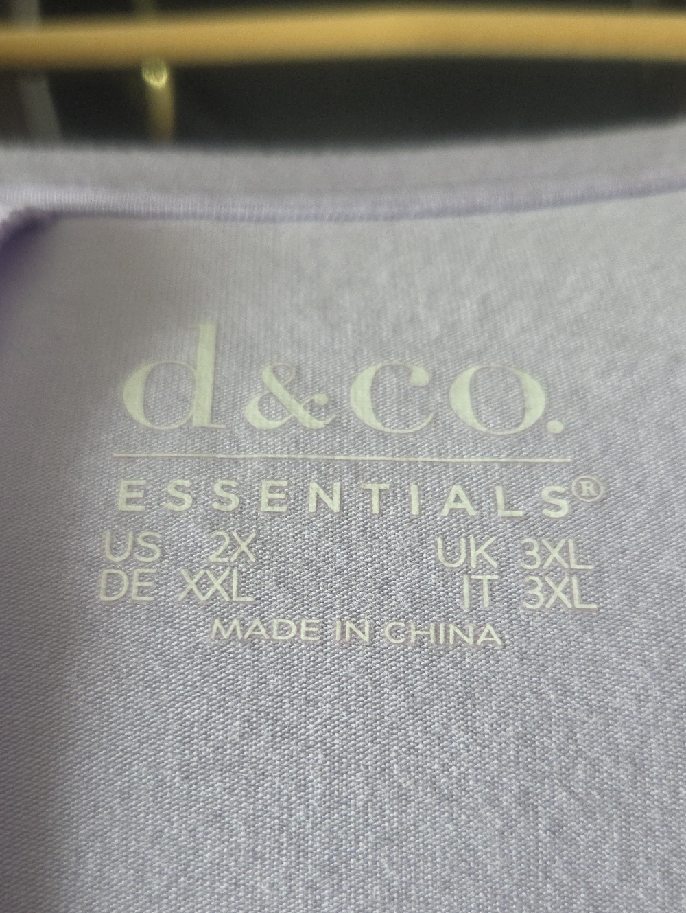 Denim&Co Lavender Women’s Top